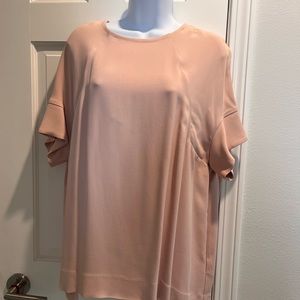 COS Blush beautiful top COS SMALL unique cut sleeves fall beautifully